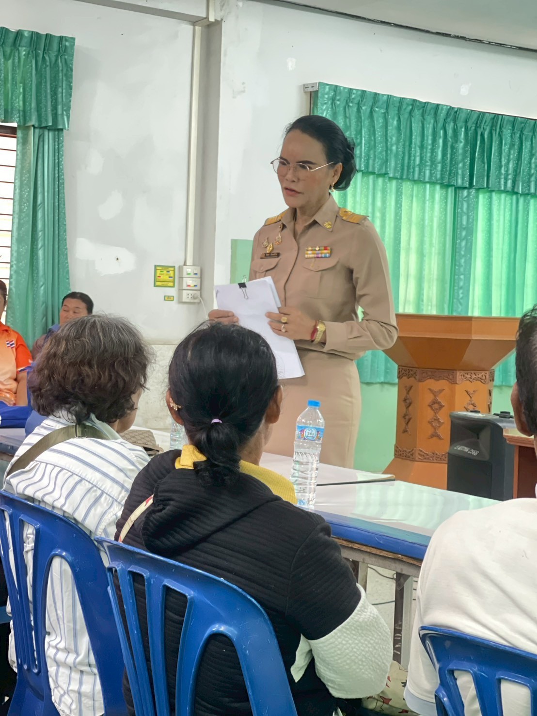 พิธีมอบรางวัลนักเรียนอ่อนหวาน วิทยาเขตตำบลเมืองเกษตร