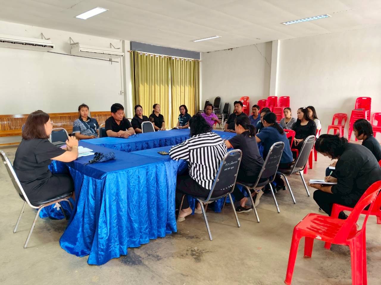 ประชุมประจำเดือน พนักงาน ข้าราชการ ลูกจ้าง อบต.เมืองเกษตร