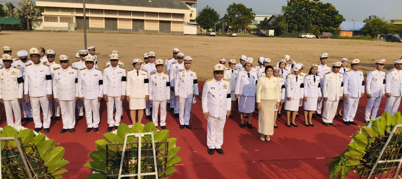 พิธีบวงสรวงถวายเครื่องสักการะอนุสาวรีย์ท้าวสุรนารีอำเภอขามสะแกแสง ประจำปี 2569